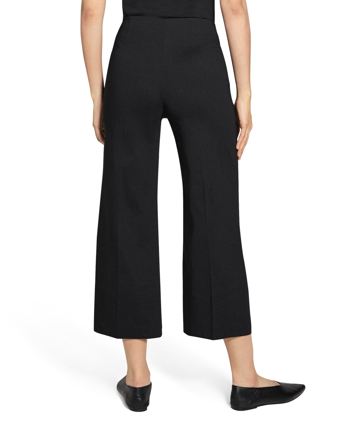 Theory Women's Clean Terena Wide Leg Crop Pants
