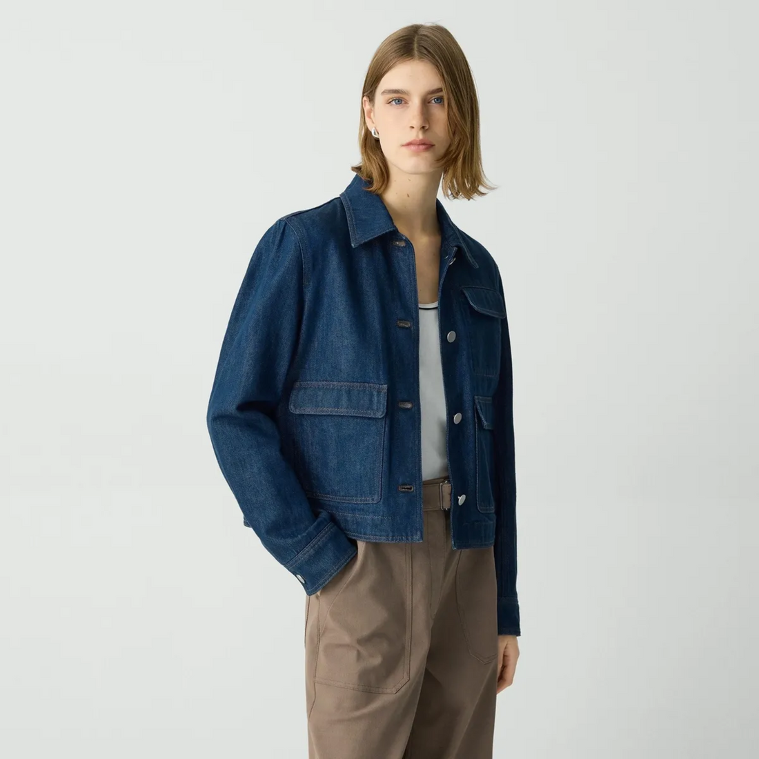 Theory Casual Jacket in Relaxed Denim