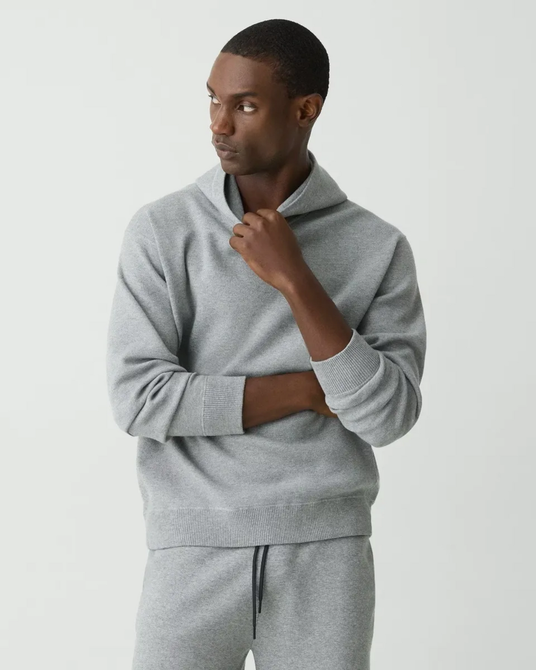 Theory Relaxed Hoodie in Fine Bilen