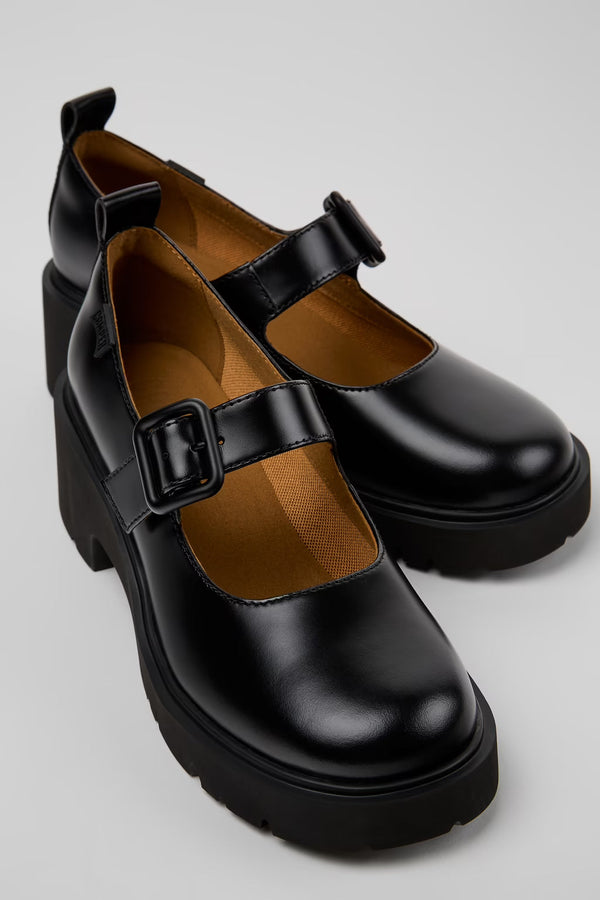 Camper Women’s Milah Black Leather Mary Jane Shoes