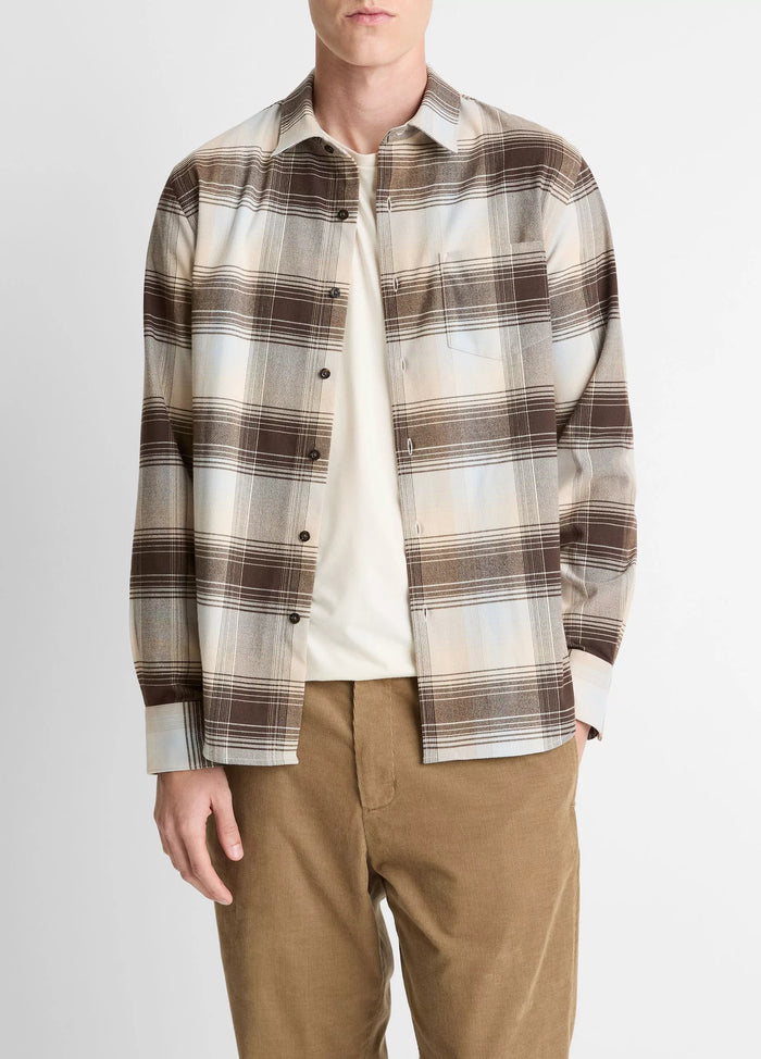 Vince Men's Missoula Plaid Button-Front Shirt