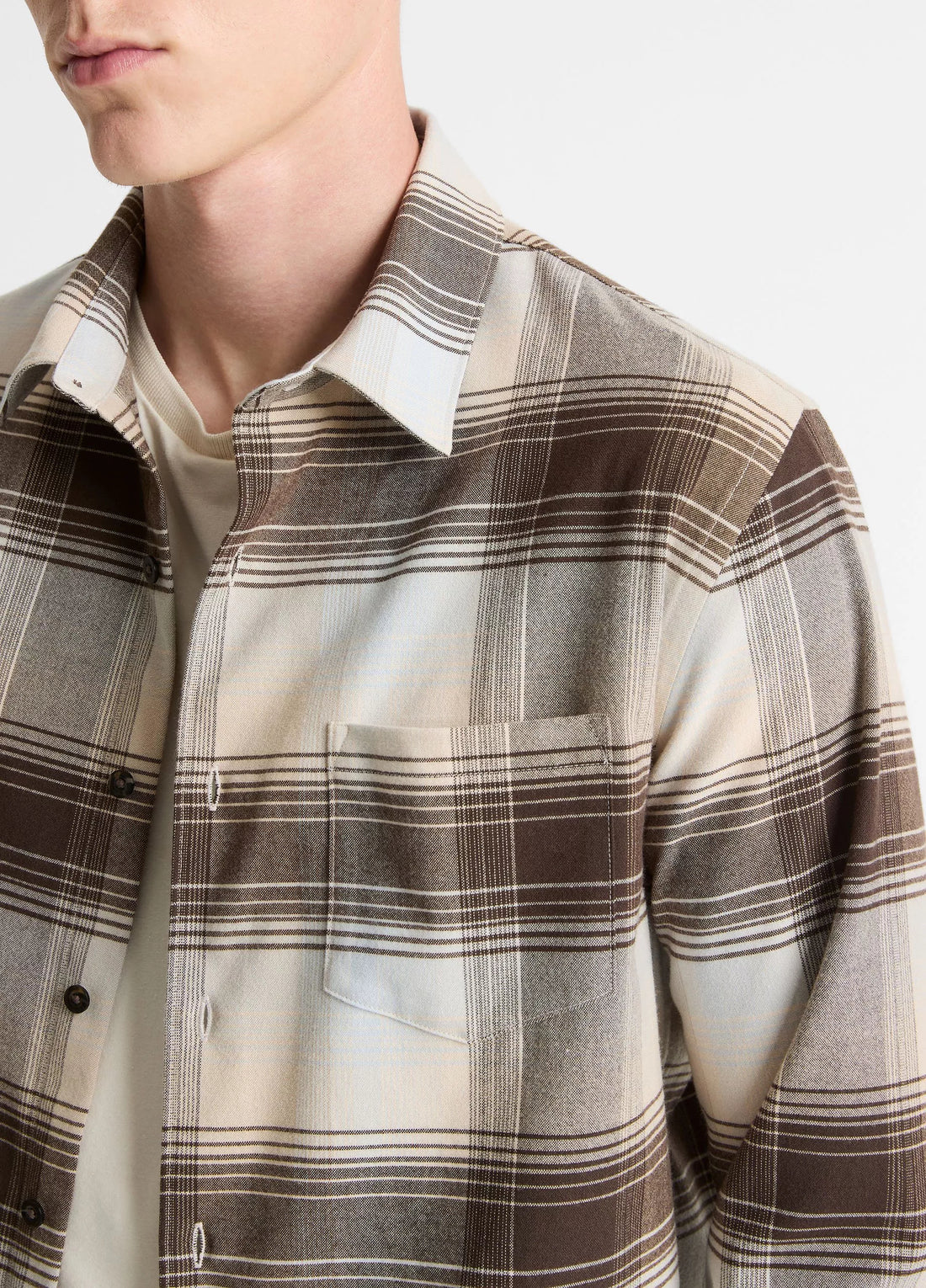 Vince Men's Missoula Plaid Button-Front Shirt