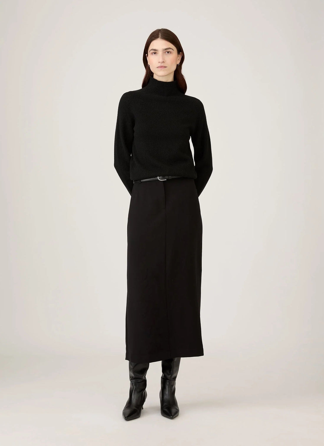 Lambswool Funnel Neck Jumper
