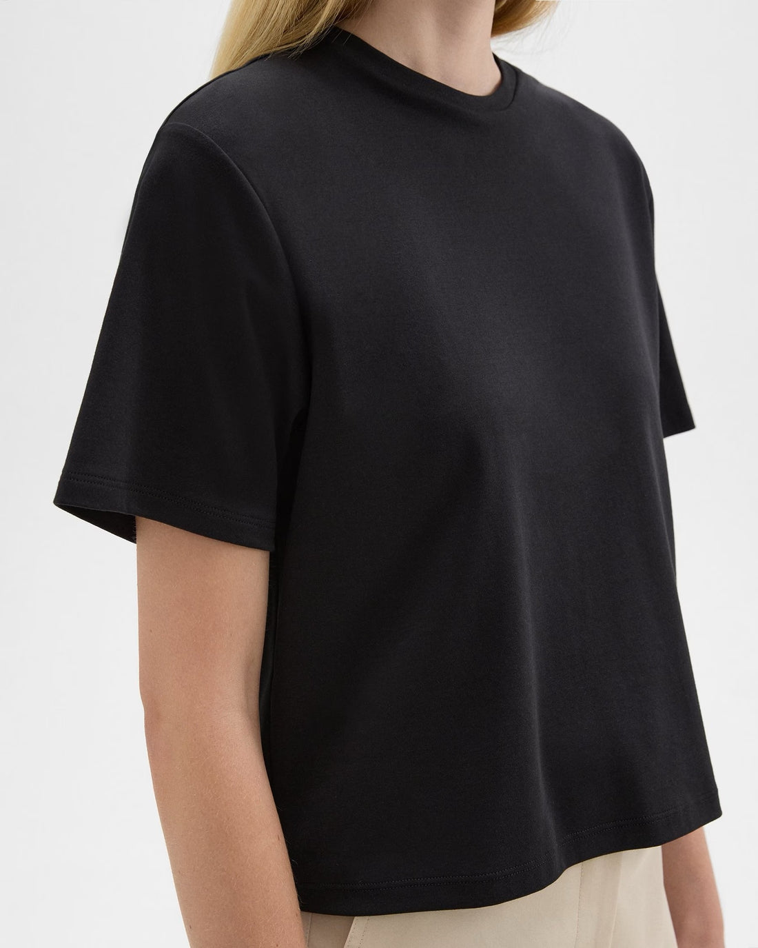 Theory Women’s Boxy Tee in Cotton Jersey