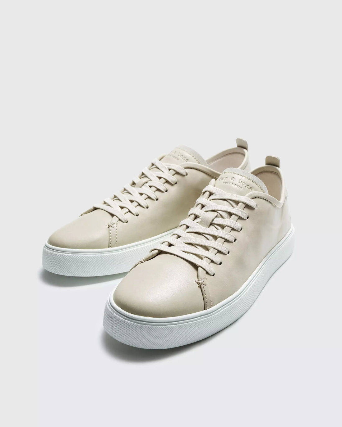 Rag & Bone Men's Perry Leather Sneaker - Bone White