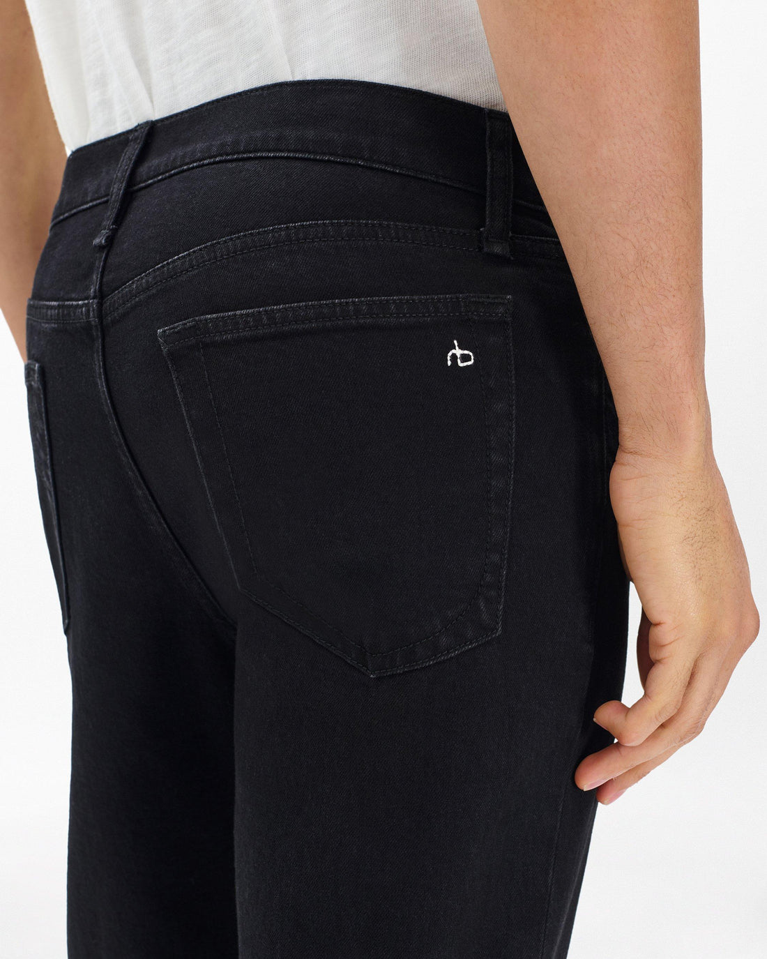 Rag & Bone Men’s Fit 2 Slim Fit Jeans - Authentic Stretch in Black
