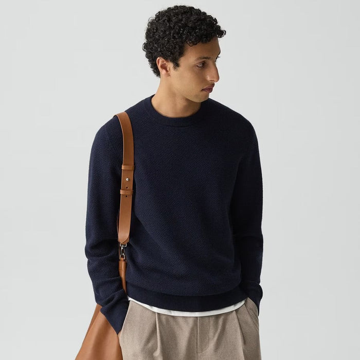 Theory Men’s Maden Crewneck Sweater in Merino Wool
