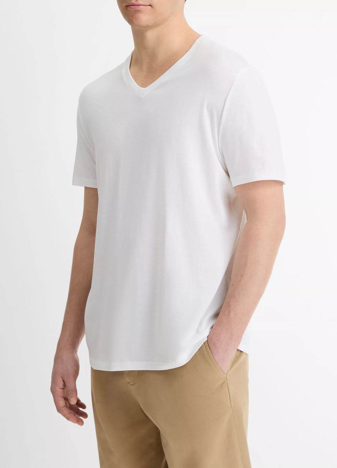 Vince Men’s Pima Cotton V-Neck T-Shirt