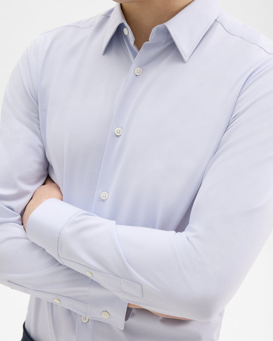 Theory Men’s Sylvain Shirt in Structure Knit