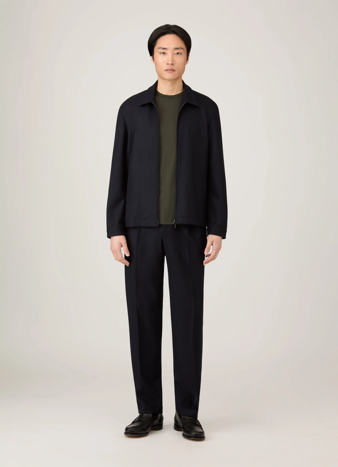 Sunspel Men’s Classic Short Sleeve T-Shirt - Dark Green