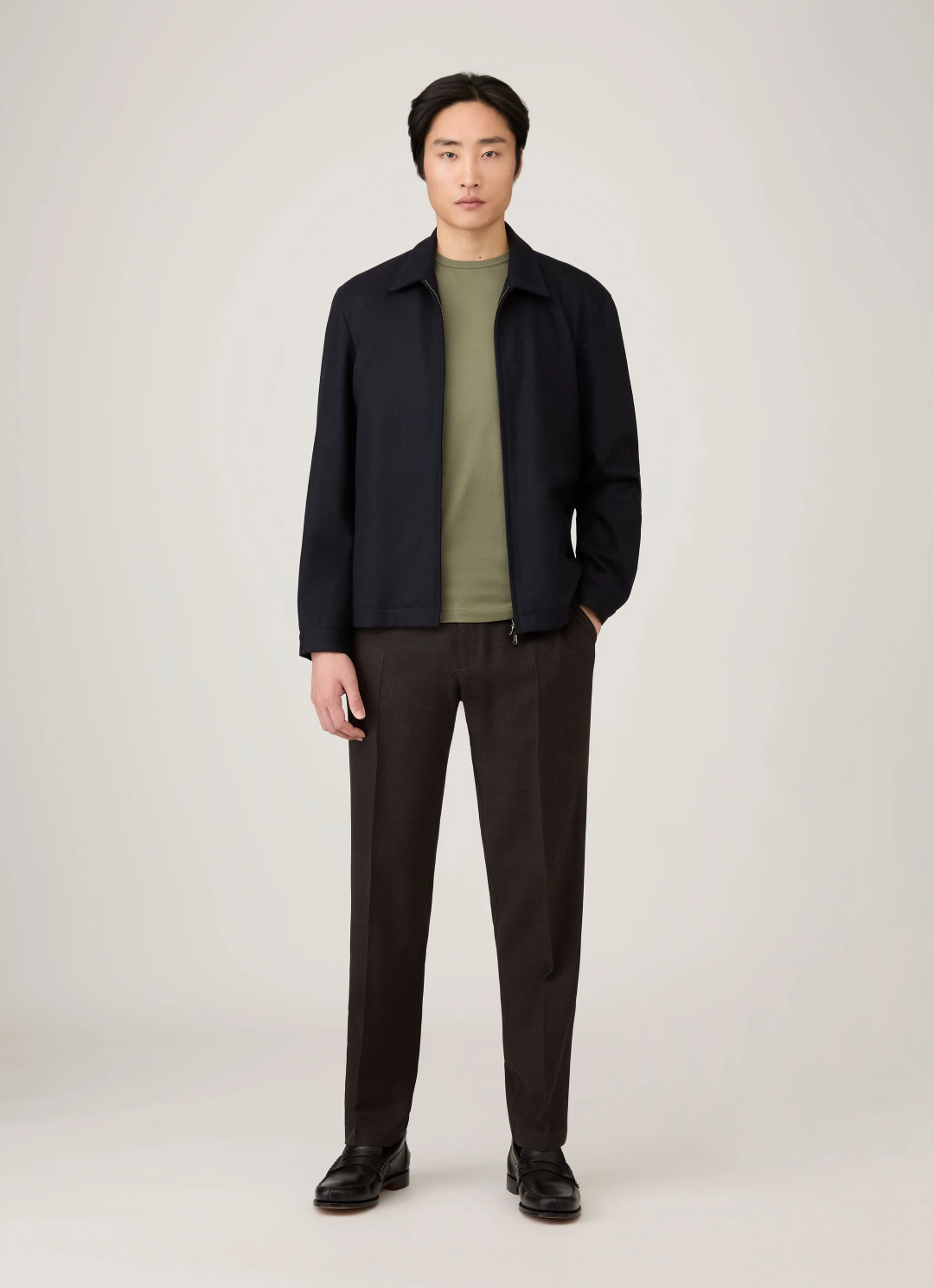 Sunspel Men’s Classic Short Sleeve T-Shirt - Sea Moss