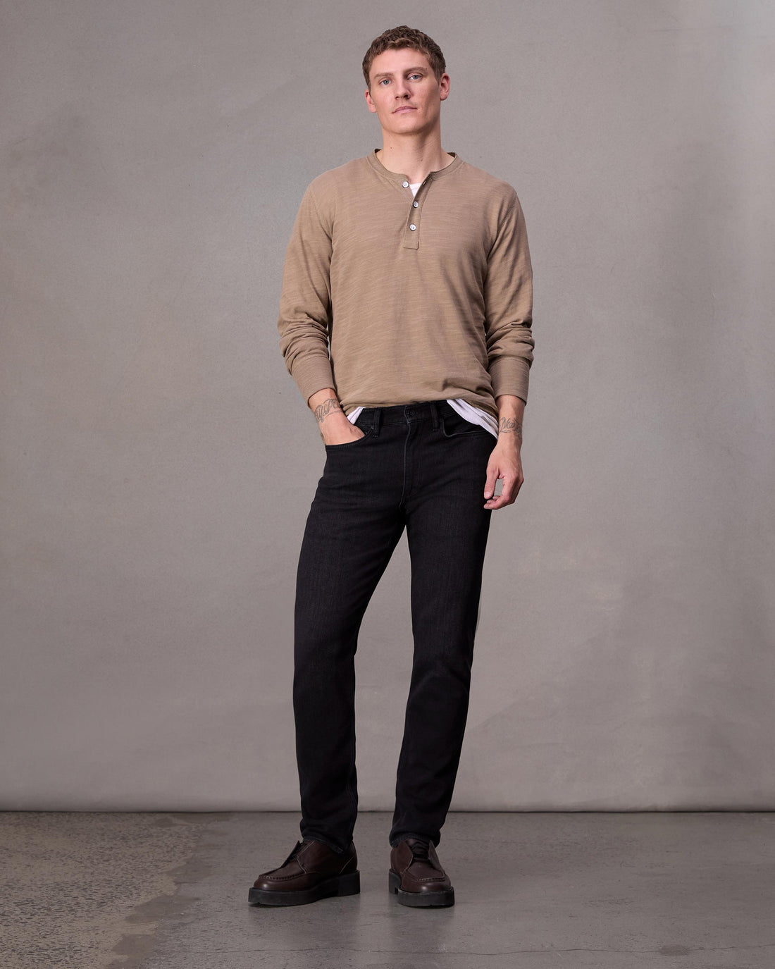 Rag & Bone Men's Classic Flame Henley