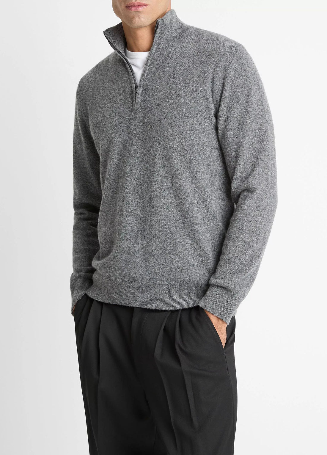 Vince Men’s Cashmere Quarter-Zip Sweater