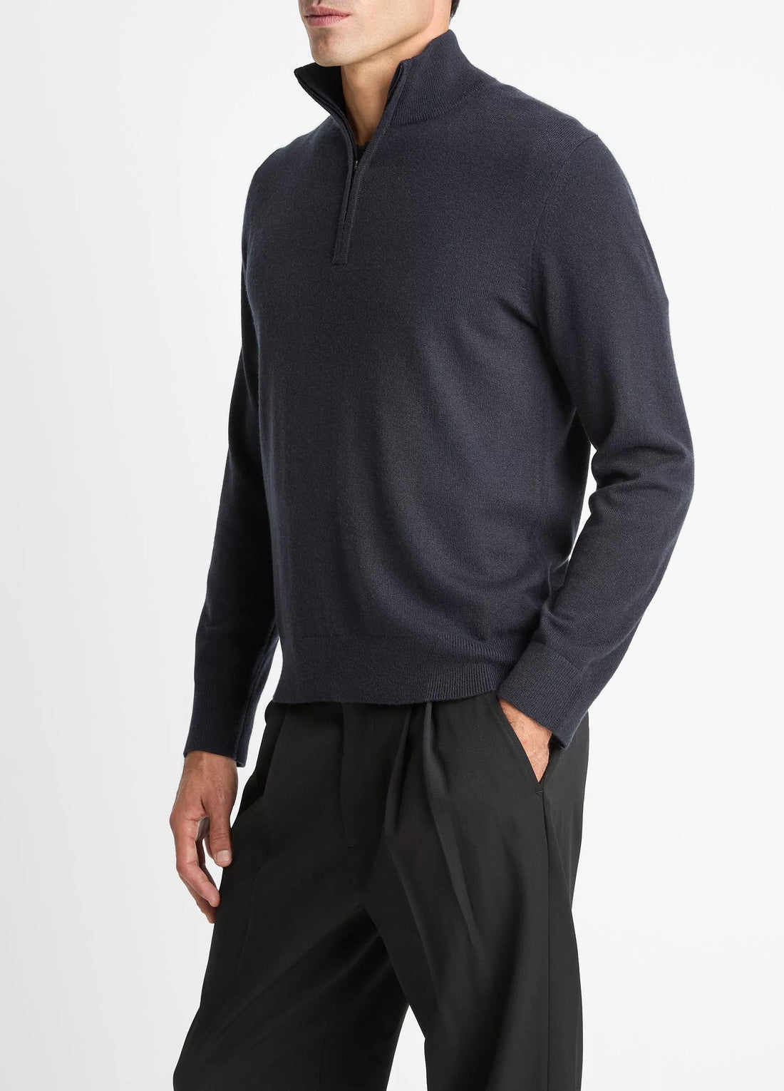 Vince Men’s Cashmere Quarter-Zip Sweater