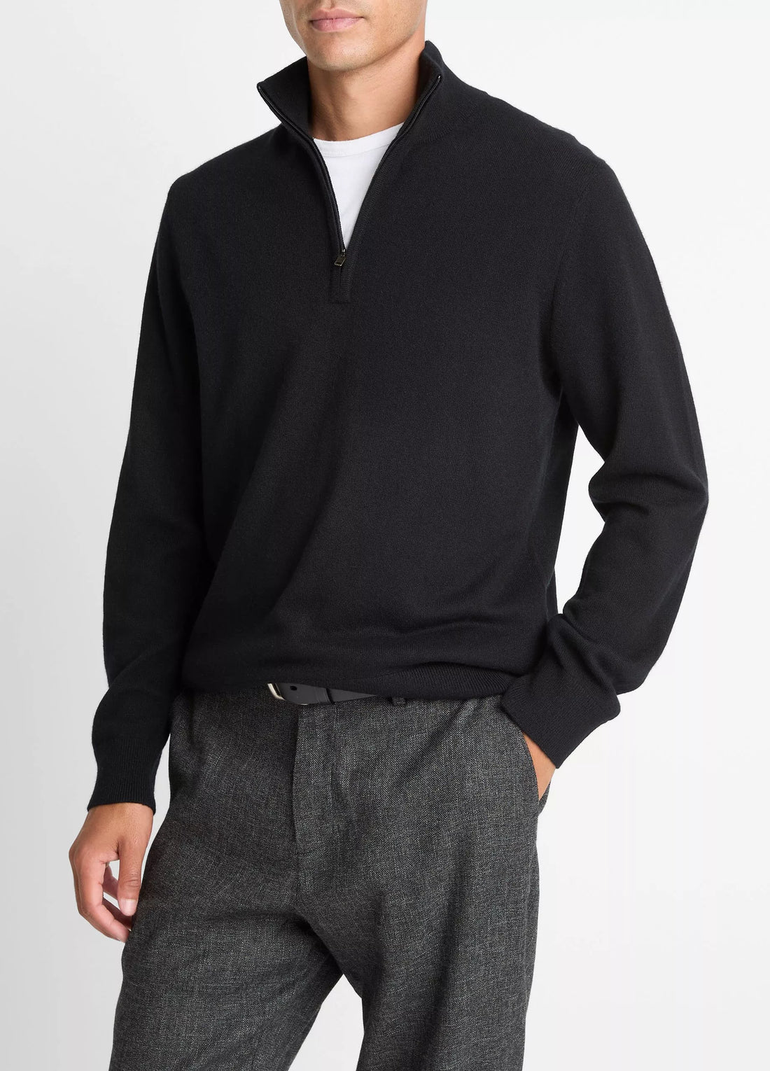 Vince Men’s Cashmere Quarter-Zip Sweater