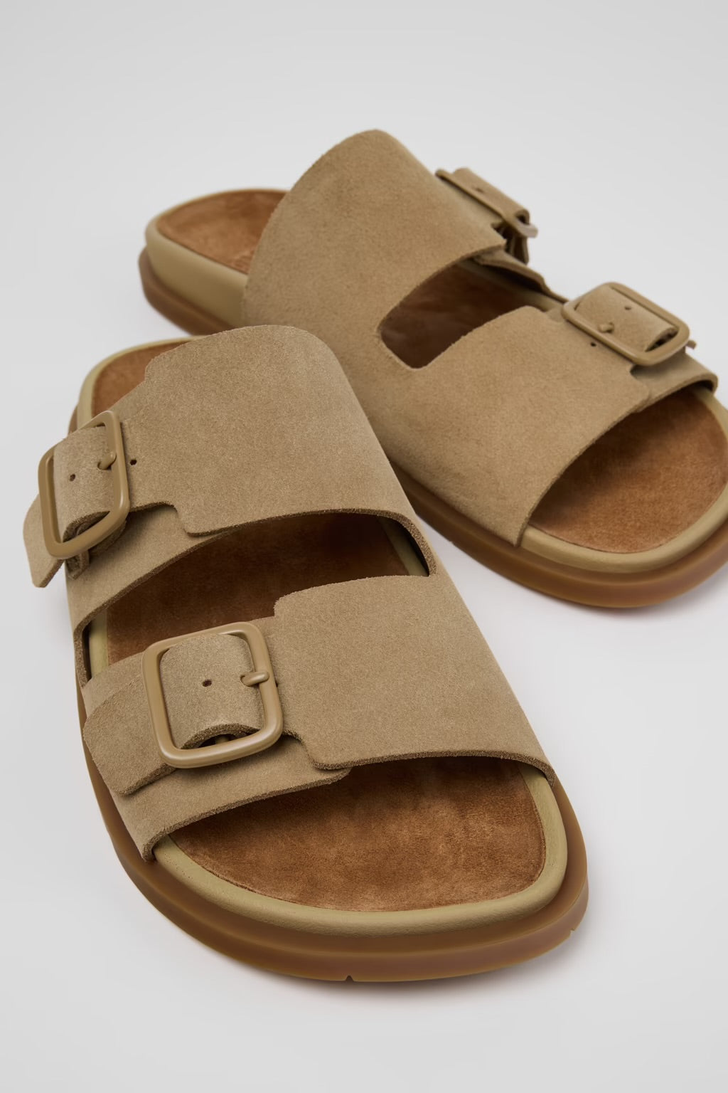 Camper Men's Lluc Leather Sandals - Brown