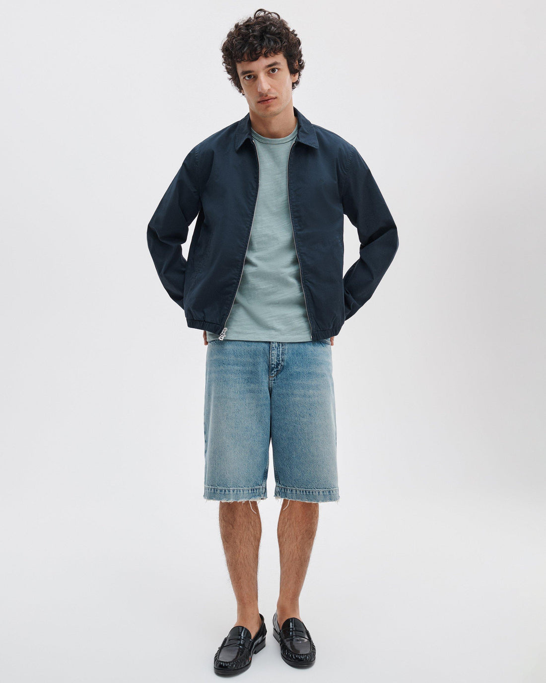 Rag & Bone Men’s Classic Slub T-Shirt - Blue-Grey