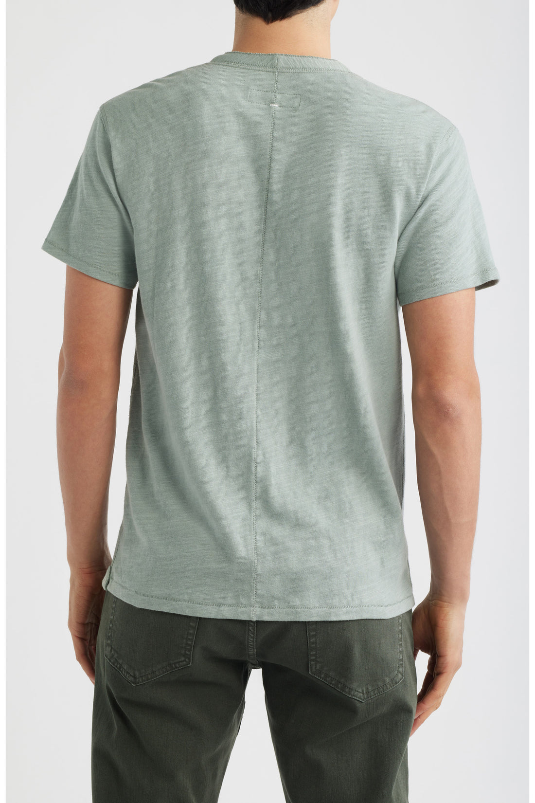 Rag & Bone Men's Classic Short-Sleeve Henley - Blue-Grey