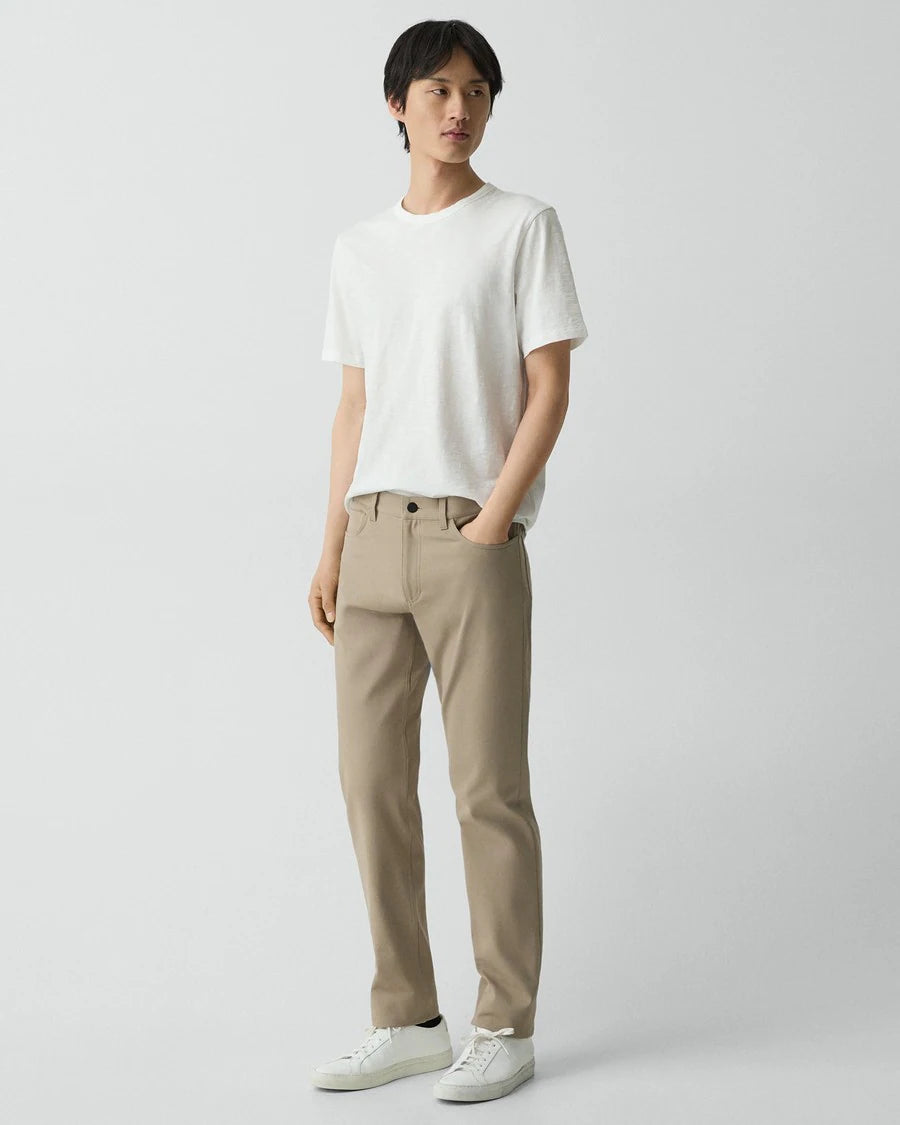 Theory Men's Raffi 5-Pocket Pant in Neoteric Twill - Bark