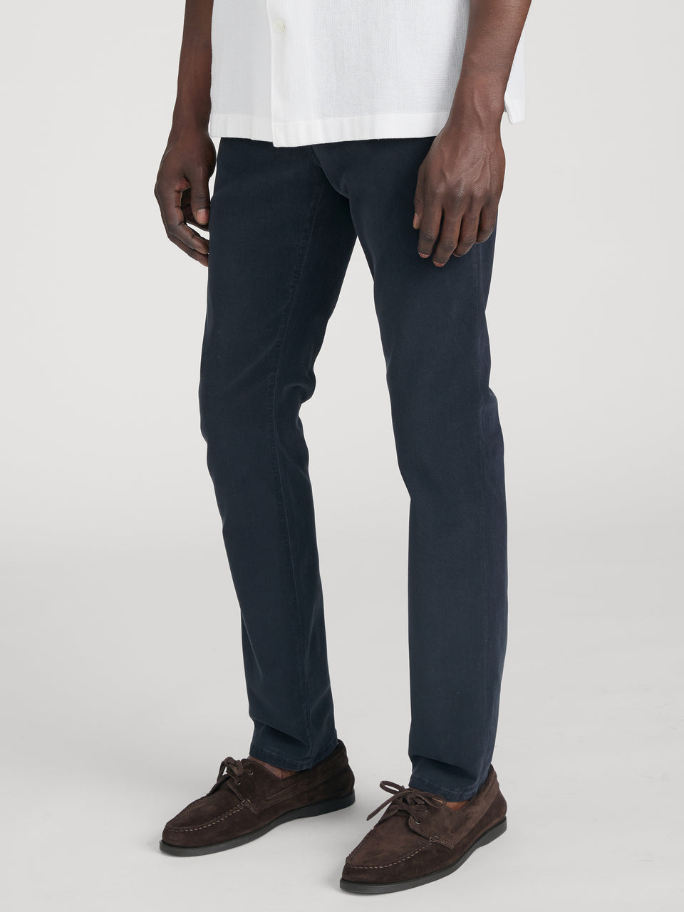 FRAME Men’s L'Homme Slim Brushed Twill Pants - Navy