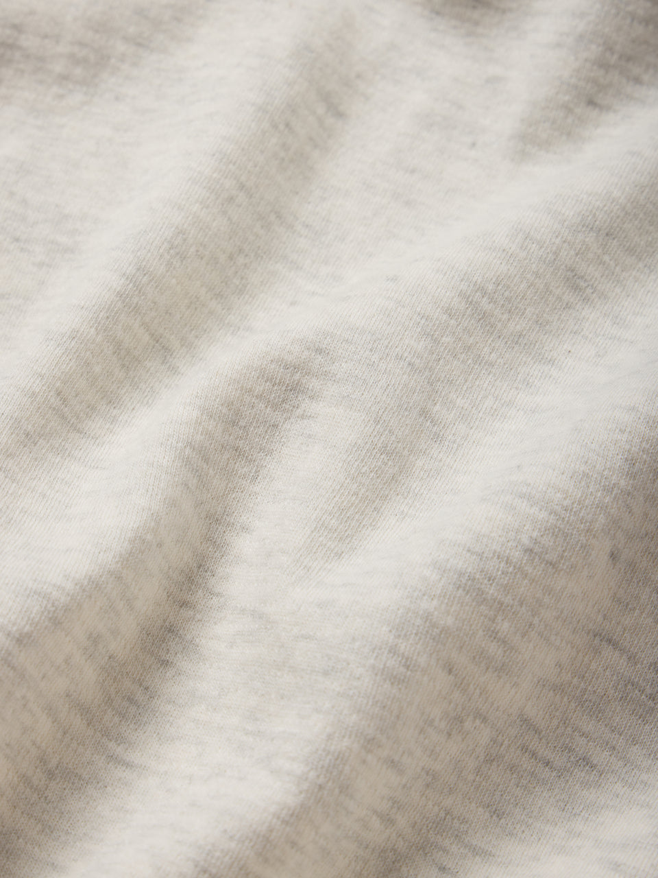FRAME Men’s Duo Fold Long Sleeve Crewneck Tee - Oatmeal Heather