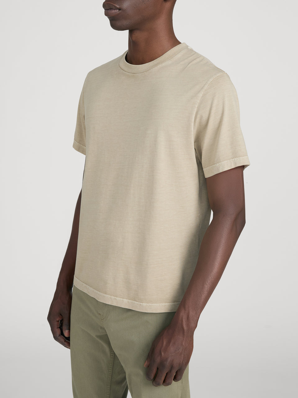 FRAME Men’s Light Cotton Tee - Antique Beige