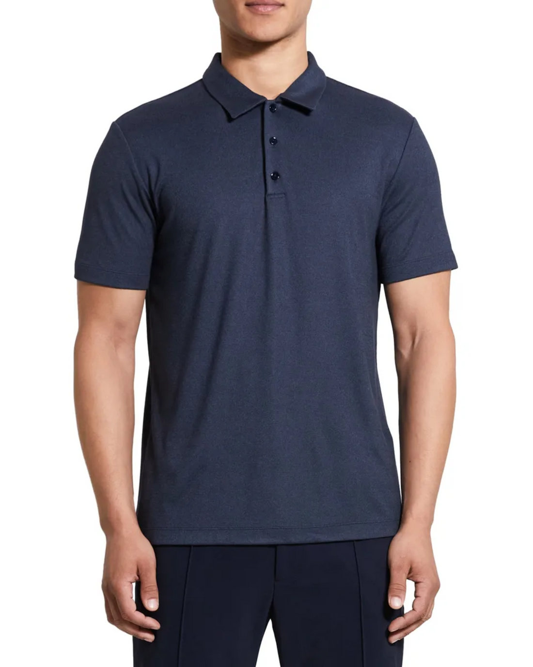 Theory Bron Polo Shirt in Anemone Modal Jersey